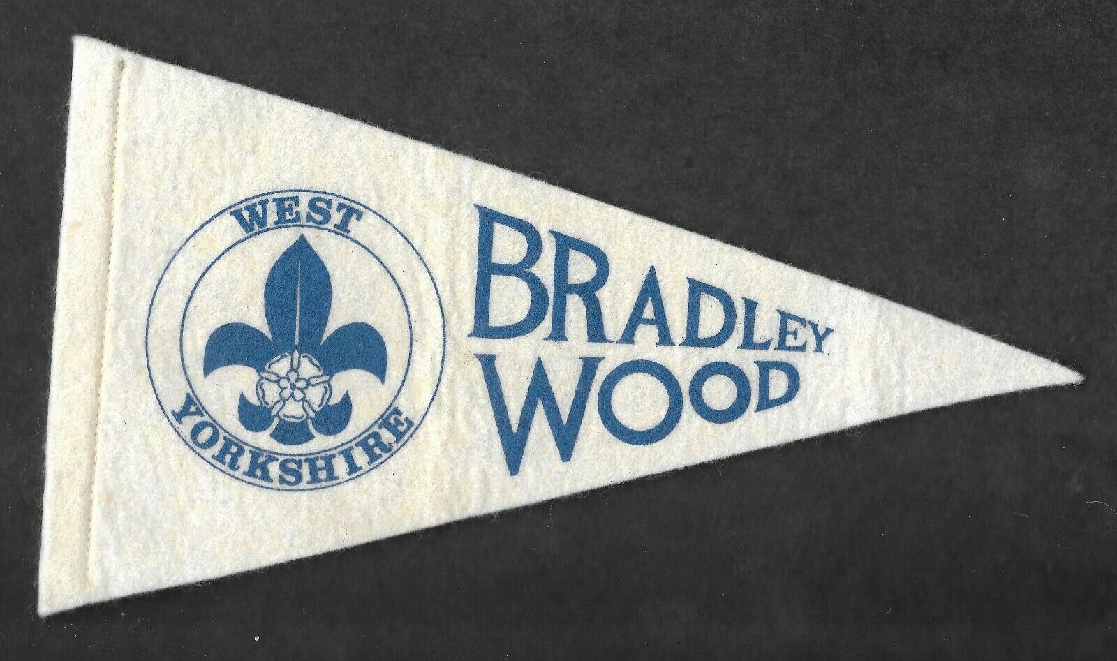 Pk68542:bradley Wood Boy Scout West Yorkshire Uk Pennant - Two Sided